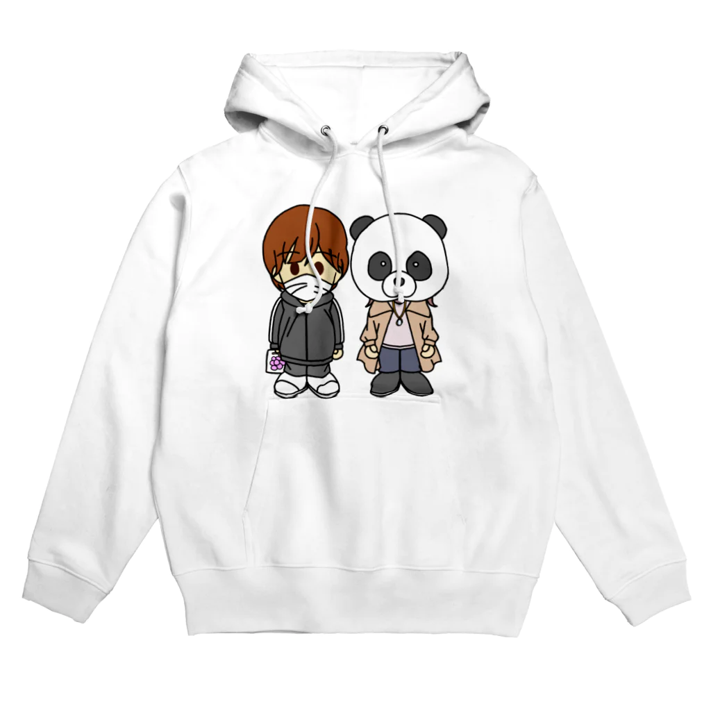 福祉メイキングスタジオのゆーりん と パン田さん Hoodie