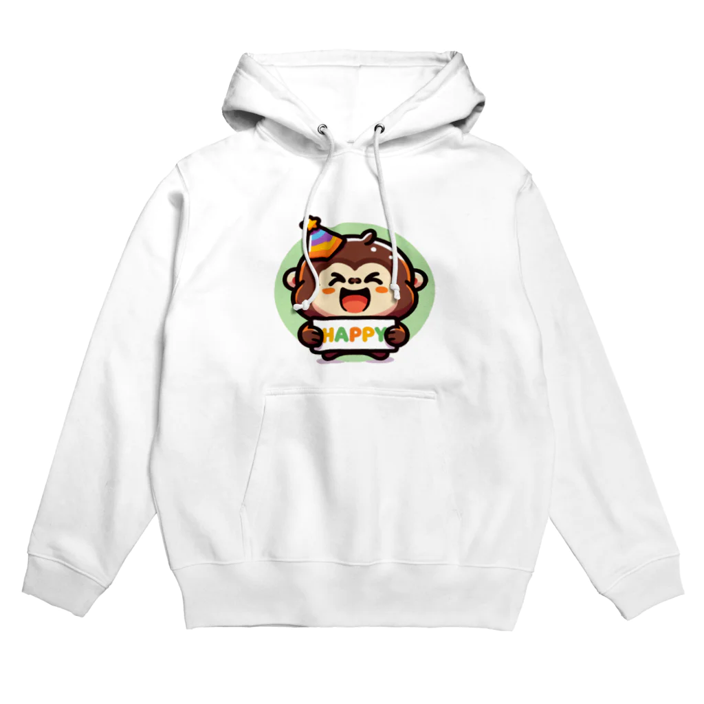 こけスライムのおみせのhappyゴリラ Hoodie