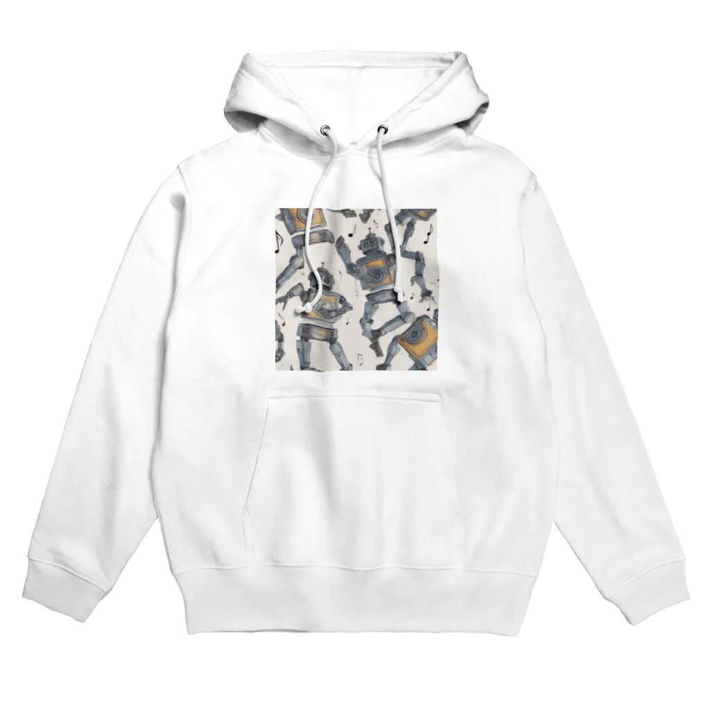 d-design-labのdancing robots Hoodie