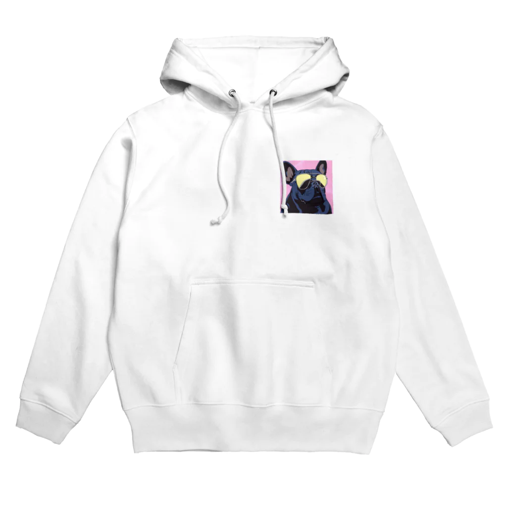 はむにだショップ【GURASAN】のGURASANフレンチブルドック Hoodie