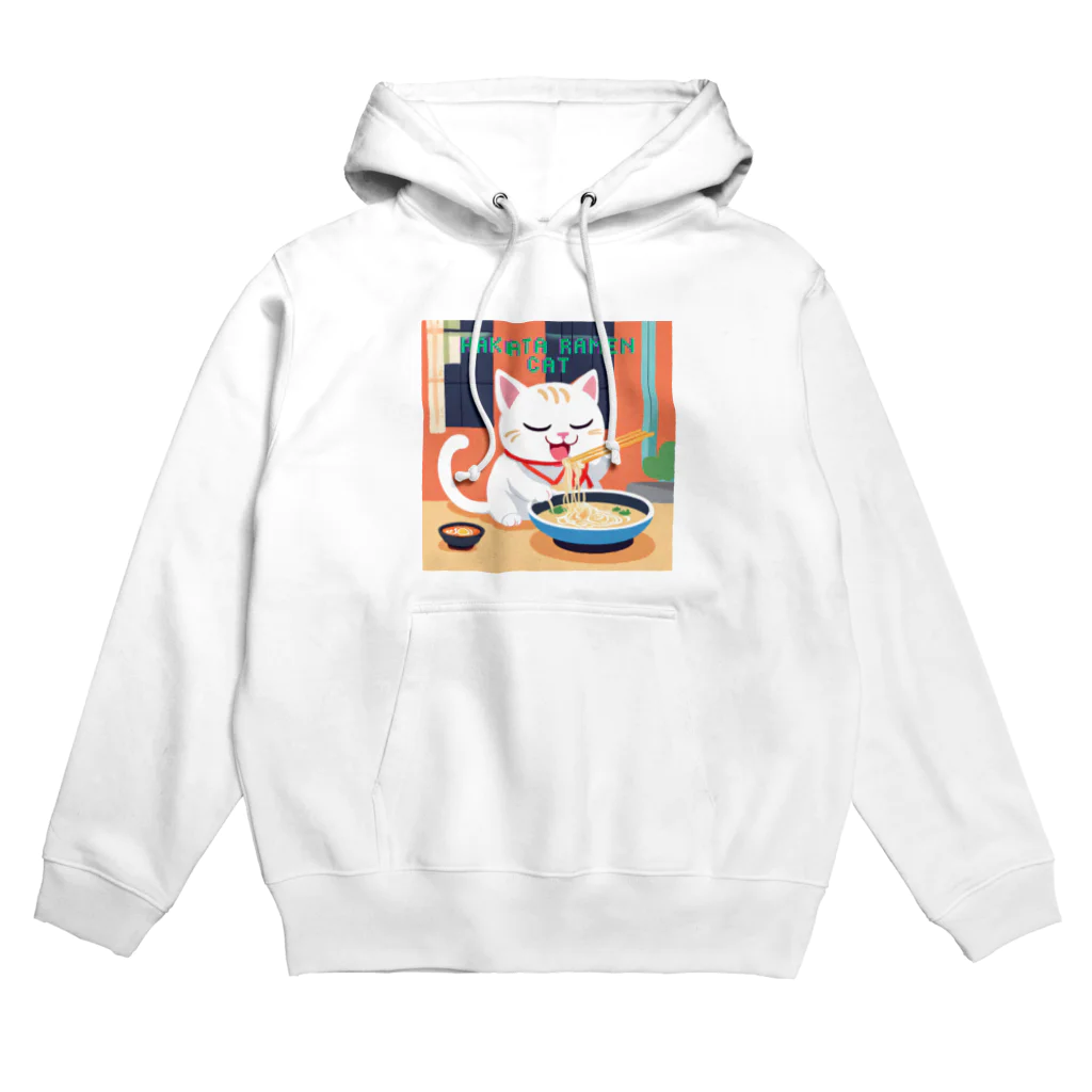 DanefushiのHAKATA RAMEN CAT Hoodie