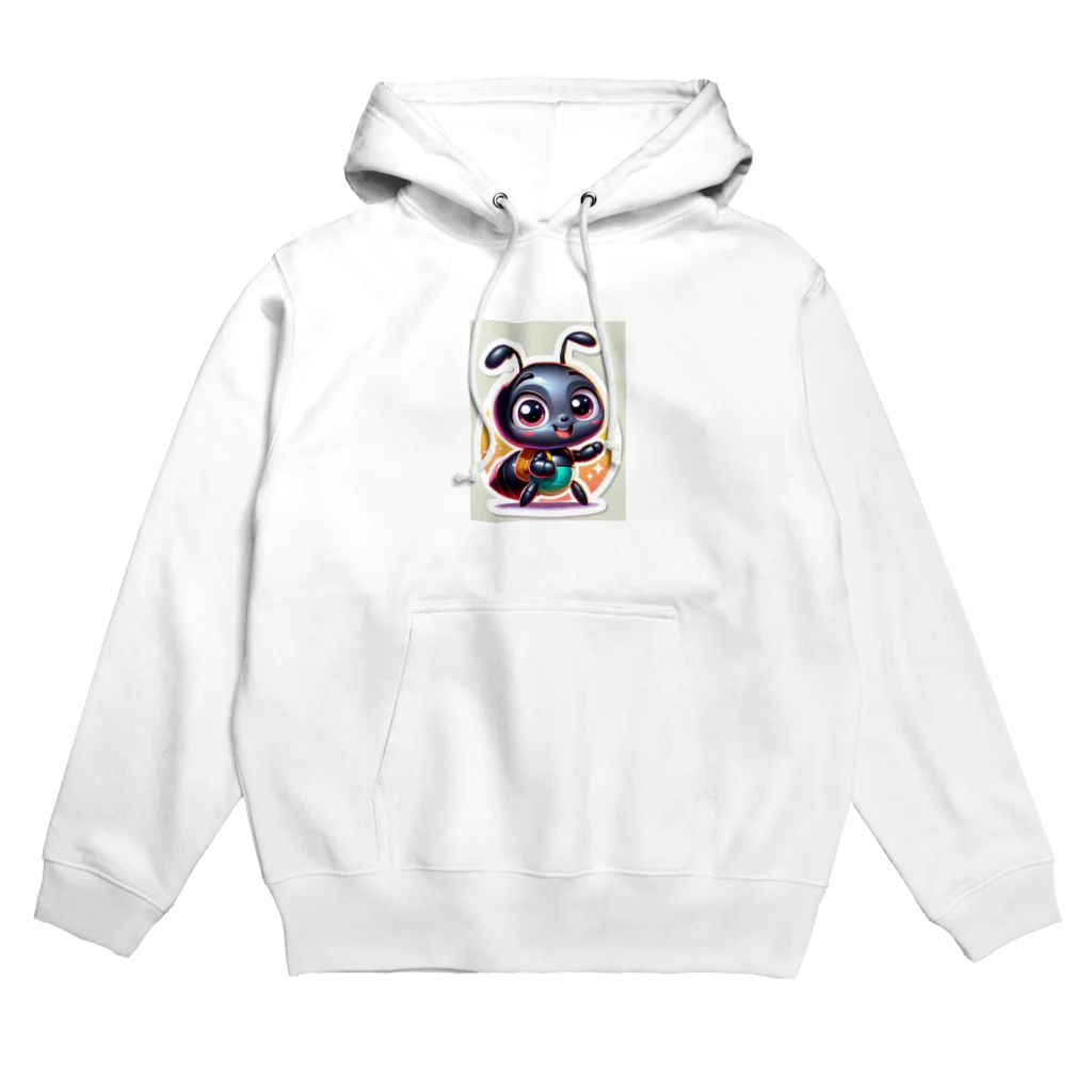 Tの店の小さなアリが元気にあいさつ Hoodie