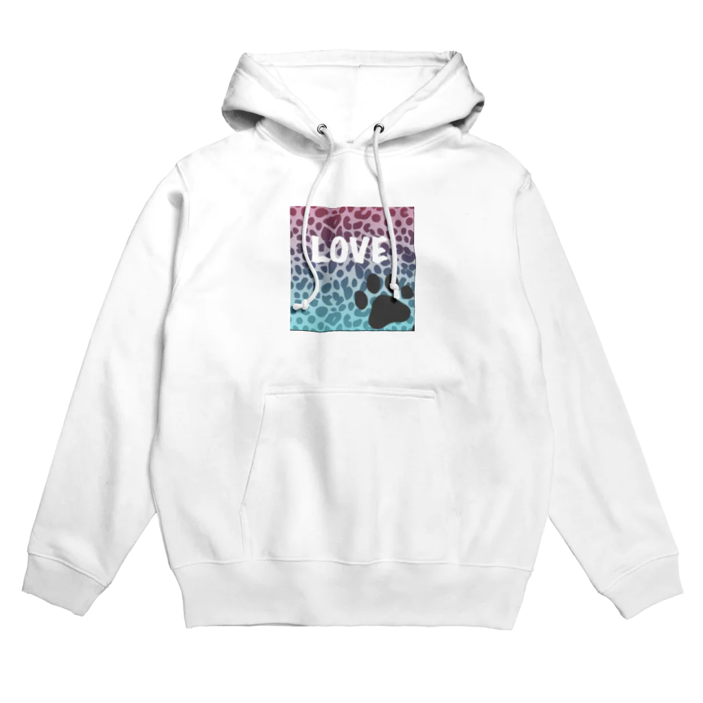 Porte de  bonheur  〜幸せの扉〜の豹柄LOVE🐾シリーズ Hoodie