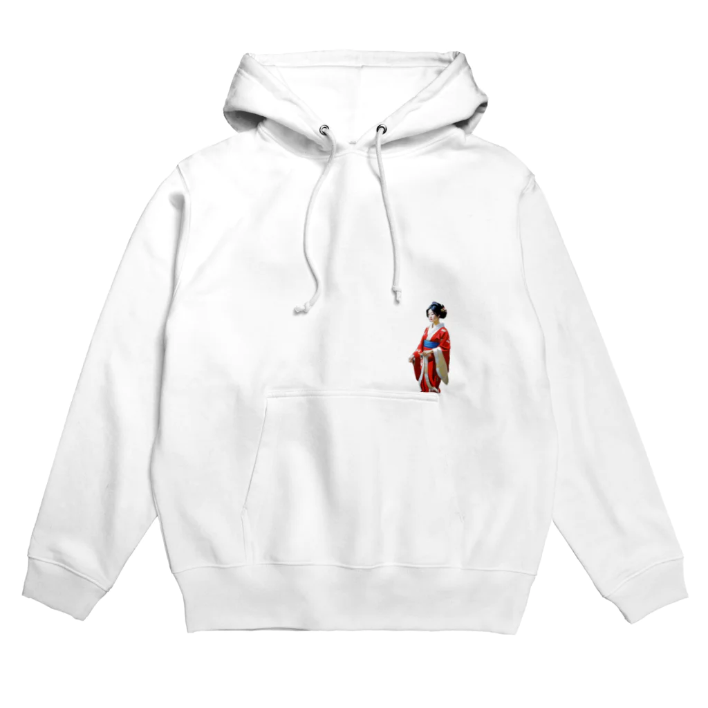 星川工房の着物の女性 Hoodie