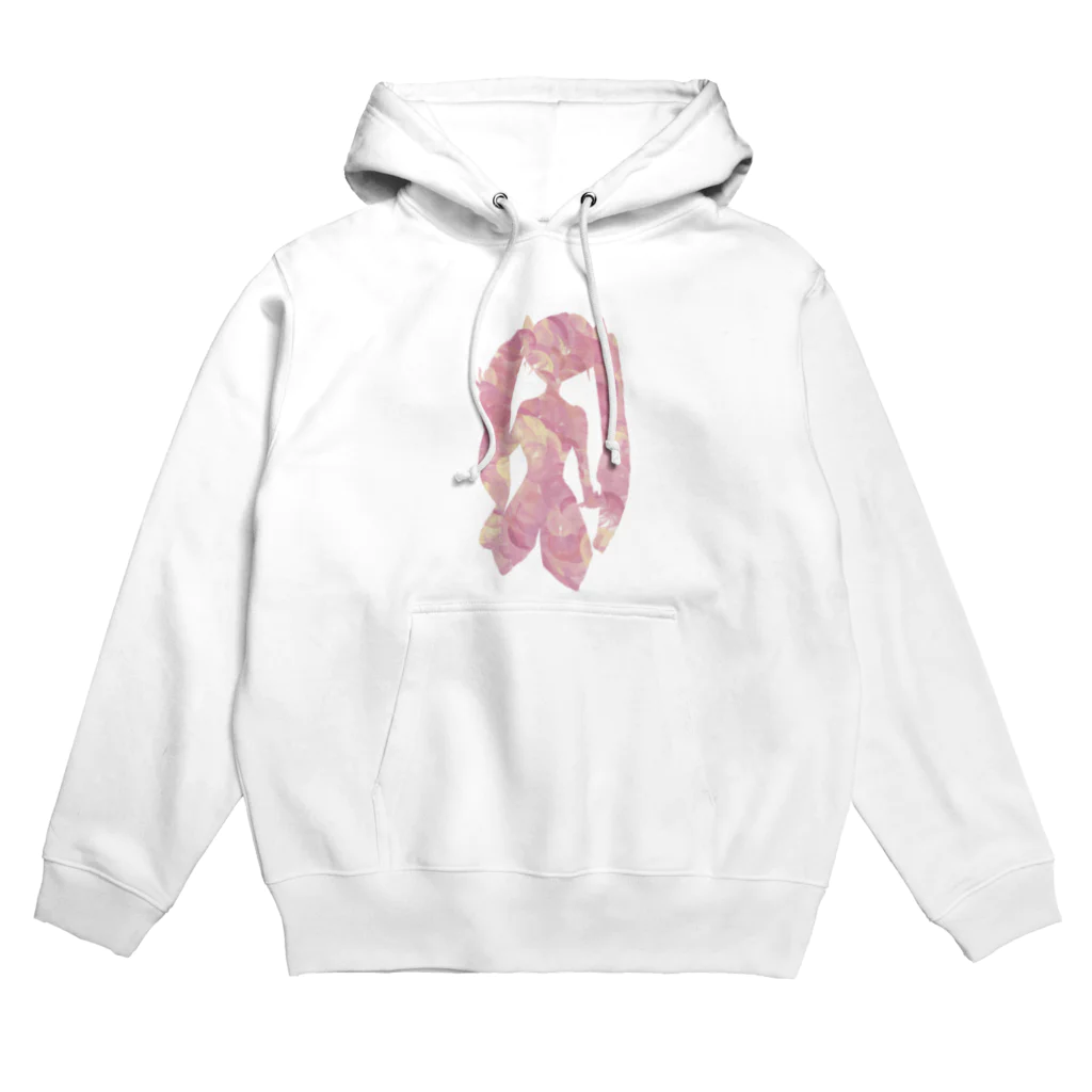 かみなりのさくらいろガーリー Hoodie