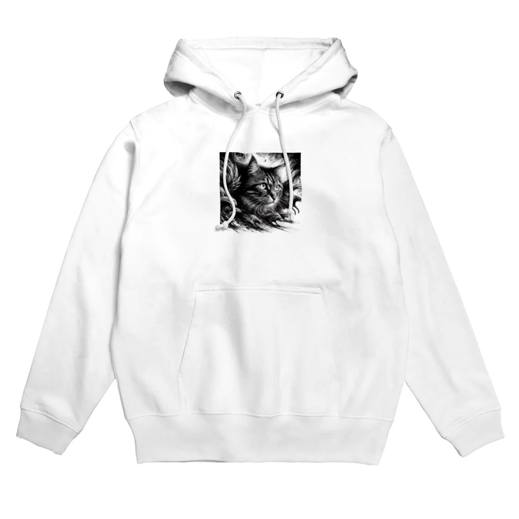 pimo244の躍動感ある、、ネコ Hoodie