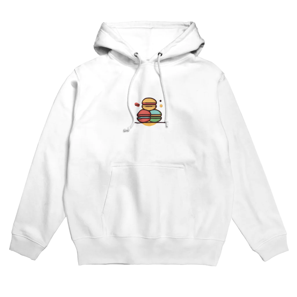 ハチ-8のマカロン　カラフル Hoodie