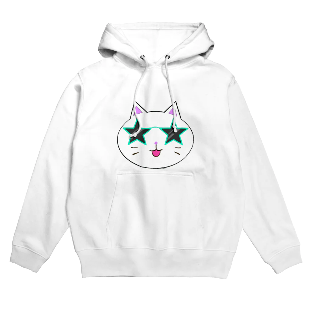 2D&3D「H.S」Storeのちょいパリピにゃんこ Hoodie