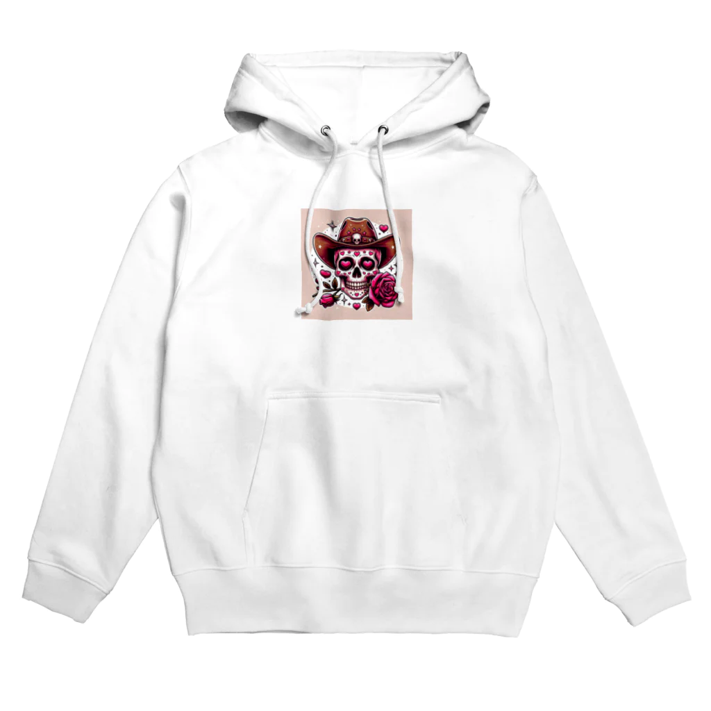 yasurin7000のローズスカル Hoodie