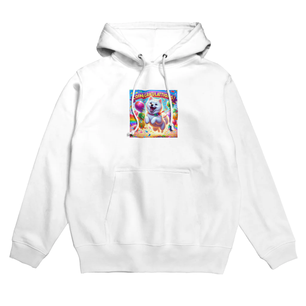 市来の喜ぶ柴犬 Hoodie