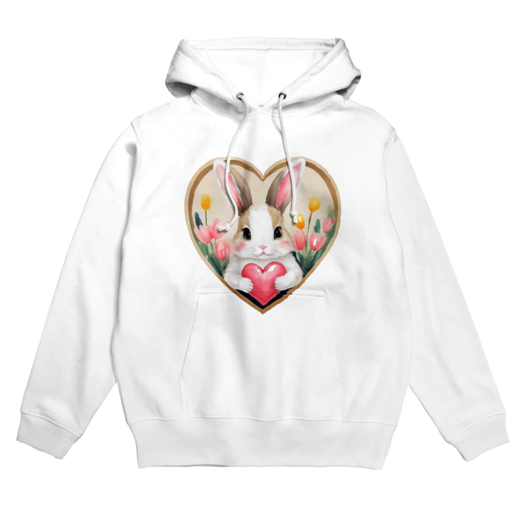 うさぎやのハートを持ったうさぎ3 Hoodie