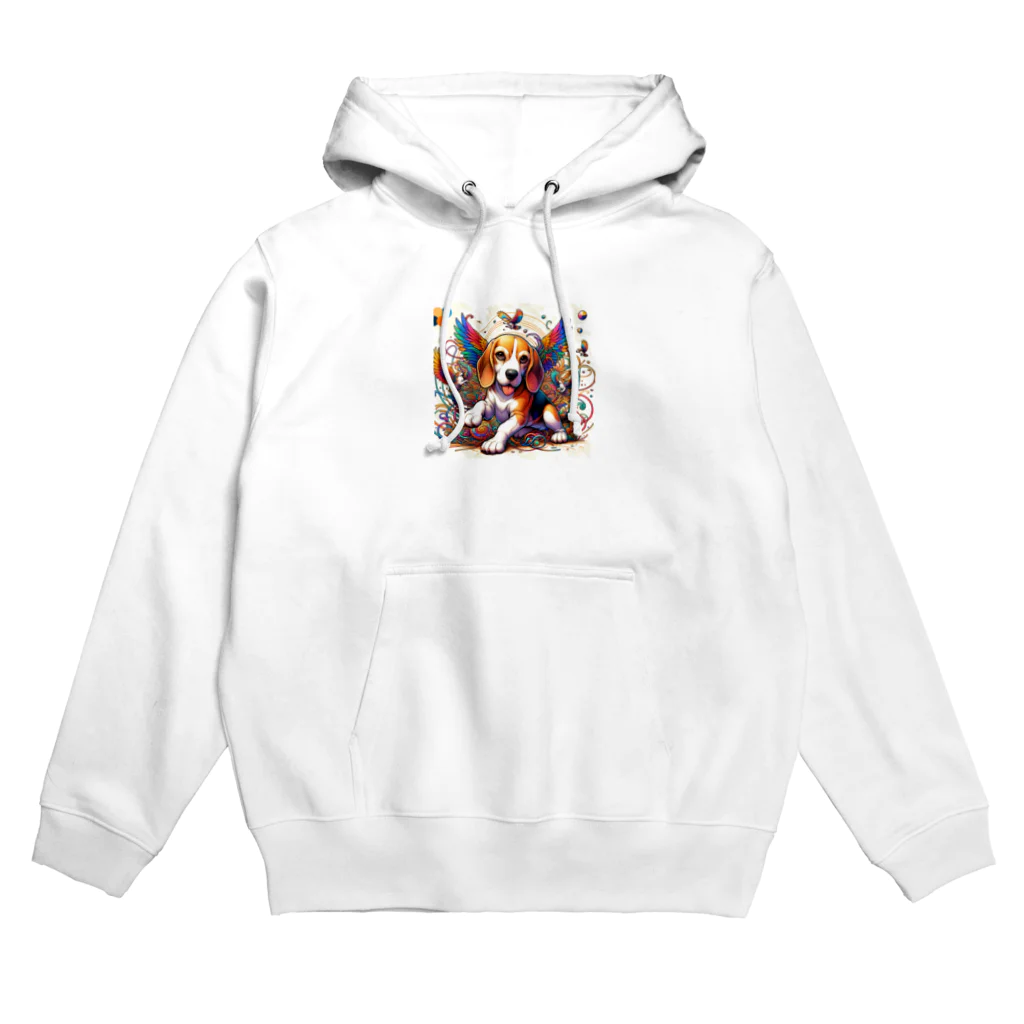 ビーグル専門店のアニメ風ビーグル Hoodie