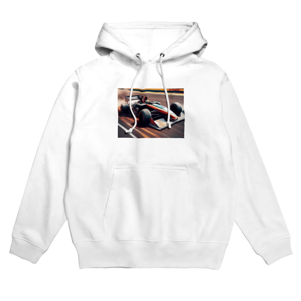 Kamumaのレーシングカーのスリリングな一瞬 Hoodie