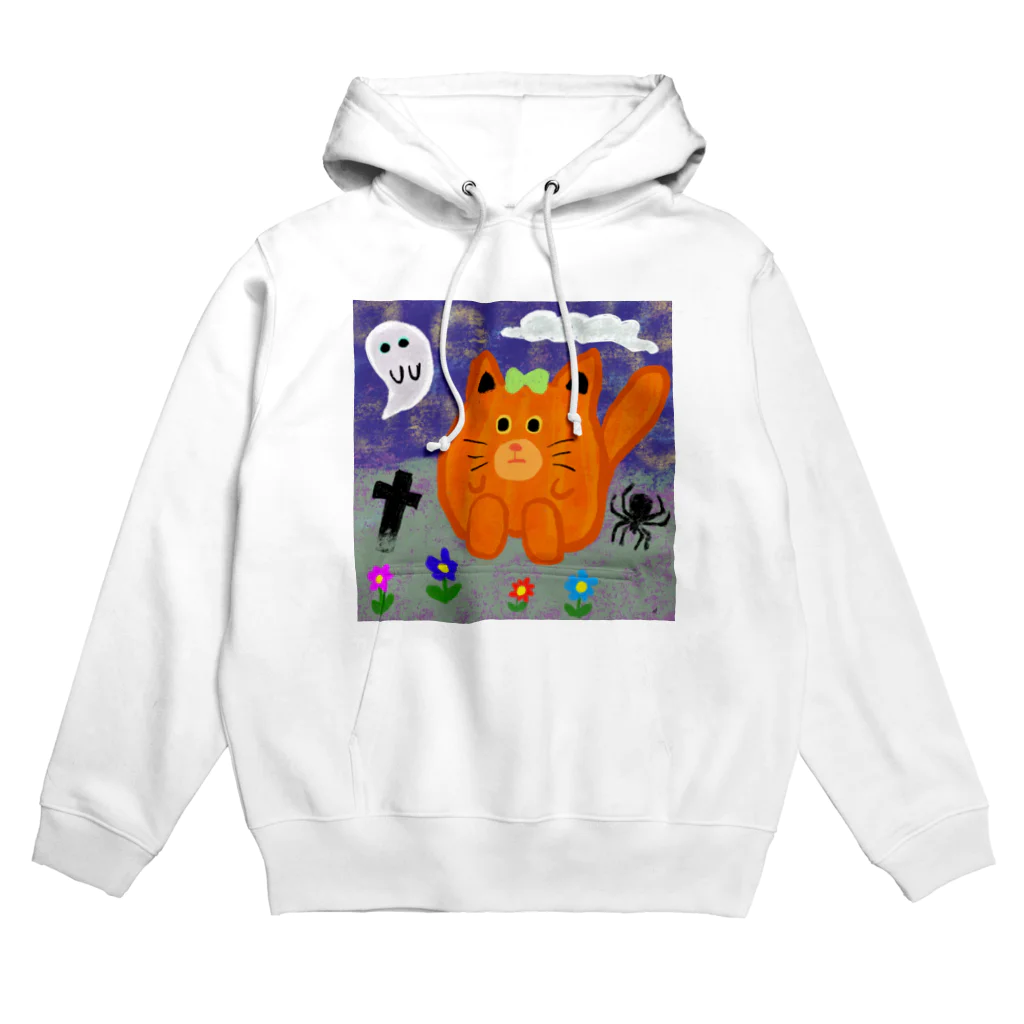 sara nerdのねこかぼちゃ Hoodie