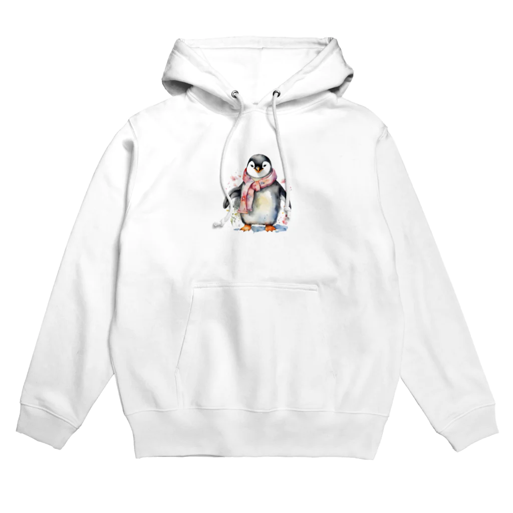 hakumenhonの春を迎えるペンギン Hoodie