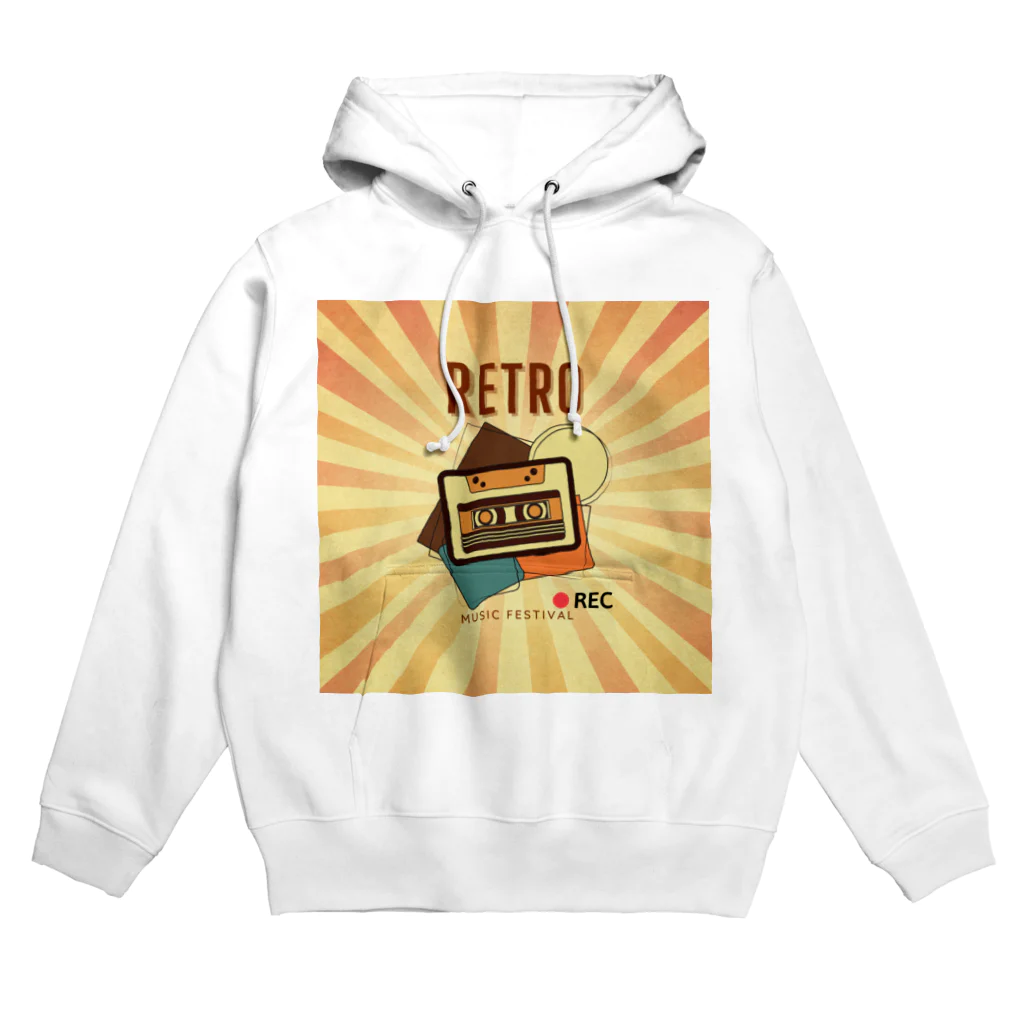 va-rieのレトロ　カセットテープ Hoodie