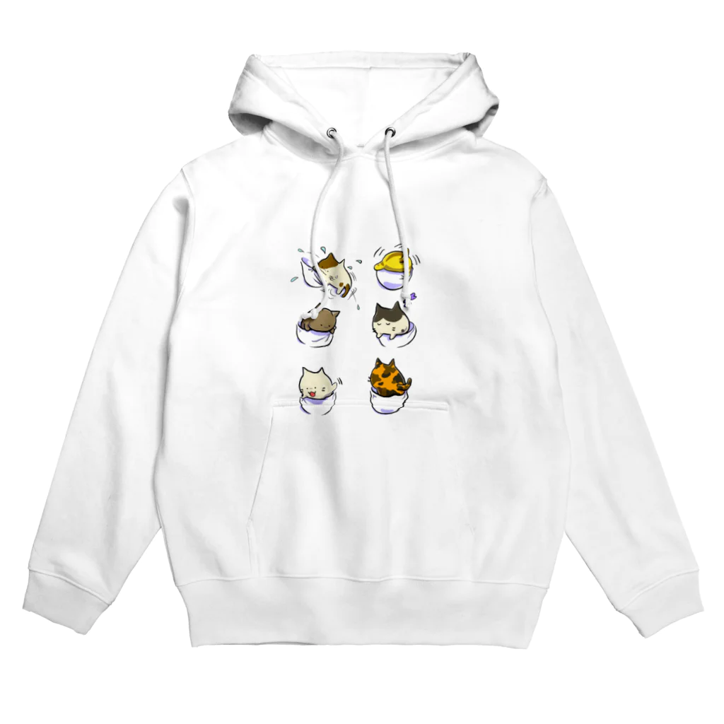 もふもふ堂の猫ポケットスタイル Hoodie