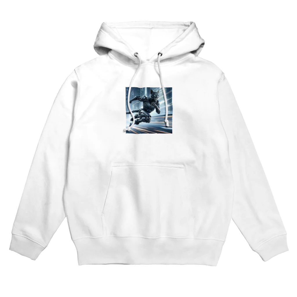 lonely_wolfの閃光を切り裂くチーター・ブレード Hoodie