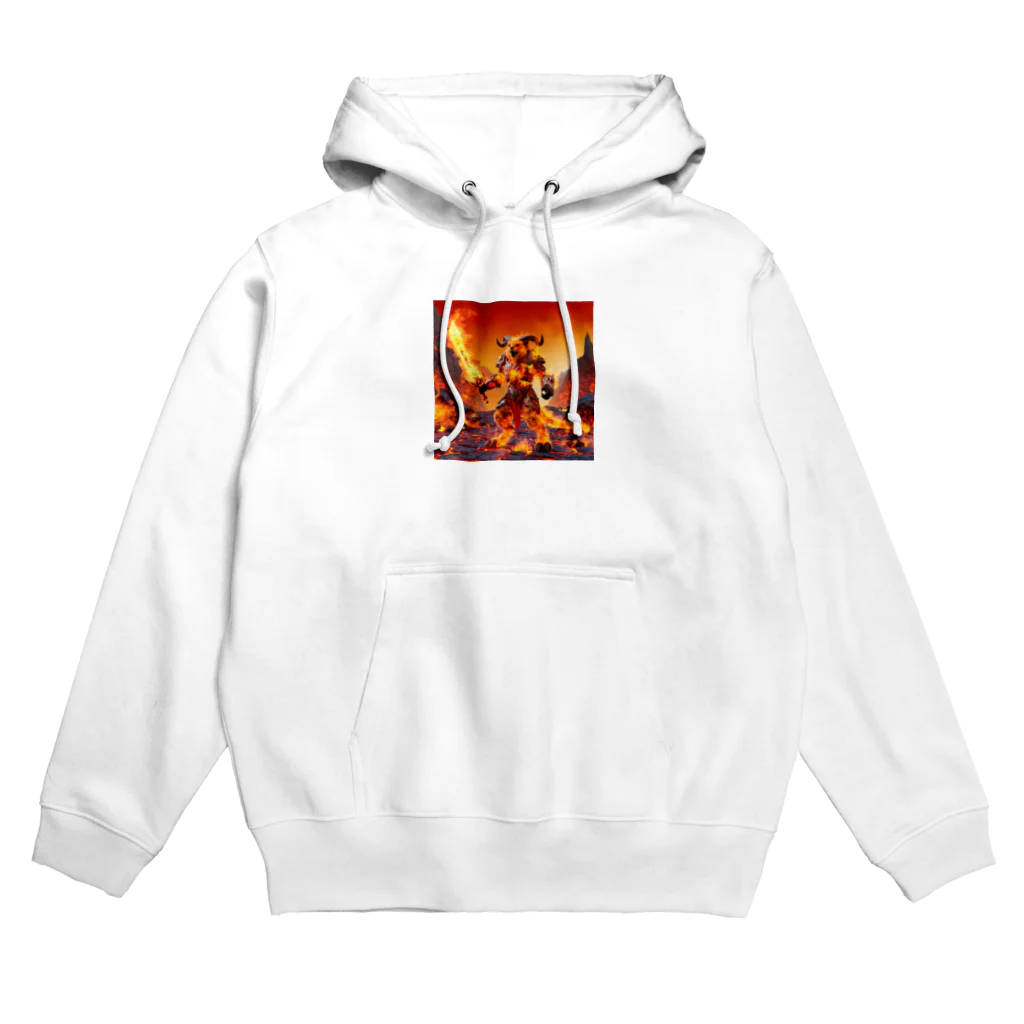 lonely_wolfの炎のタイガー・バーサーカー Hoodie