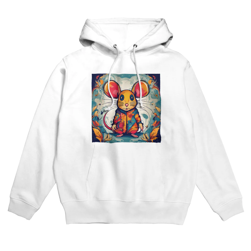 マジカルメッセージのデザイナーのネズミ Hoodie