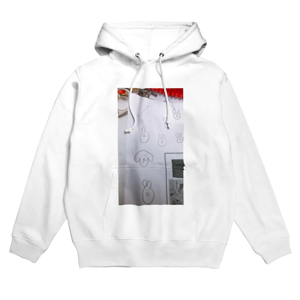 shimo________tkrtのプリントの端っこスマホケース Hoodie