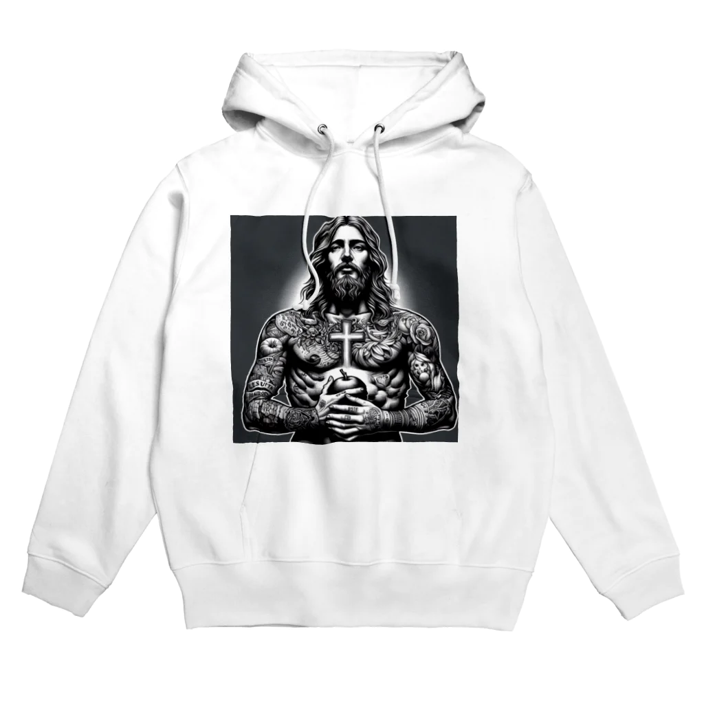 JUSCREATEの刻まれた信仰 Hoodie