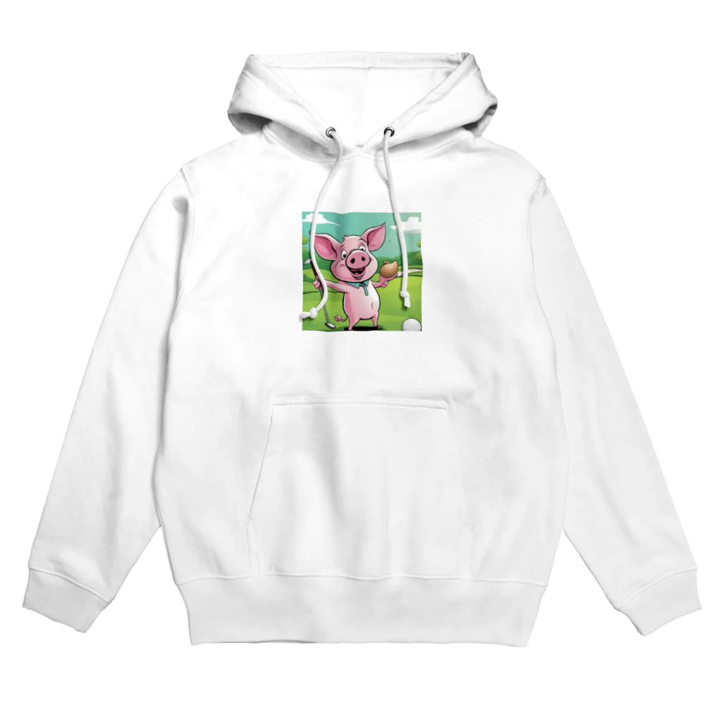 かめたびのぷ―のゴルフ Hoodie