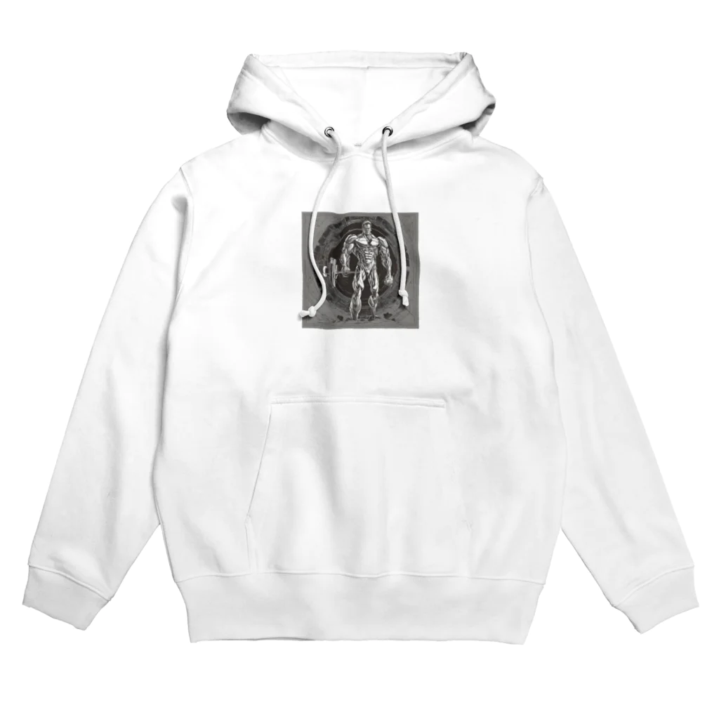 たまとの愉快なショップの鋼の肉体 Hoodie