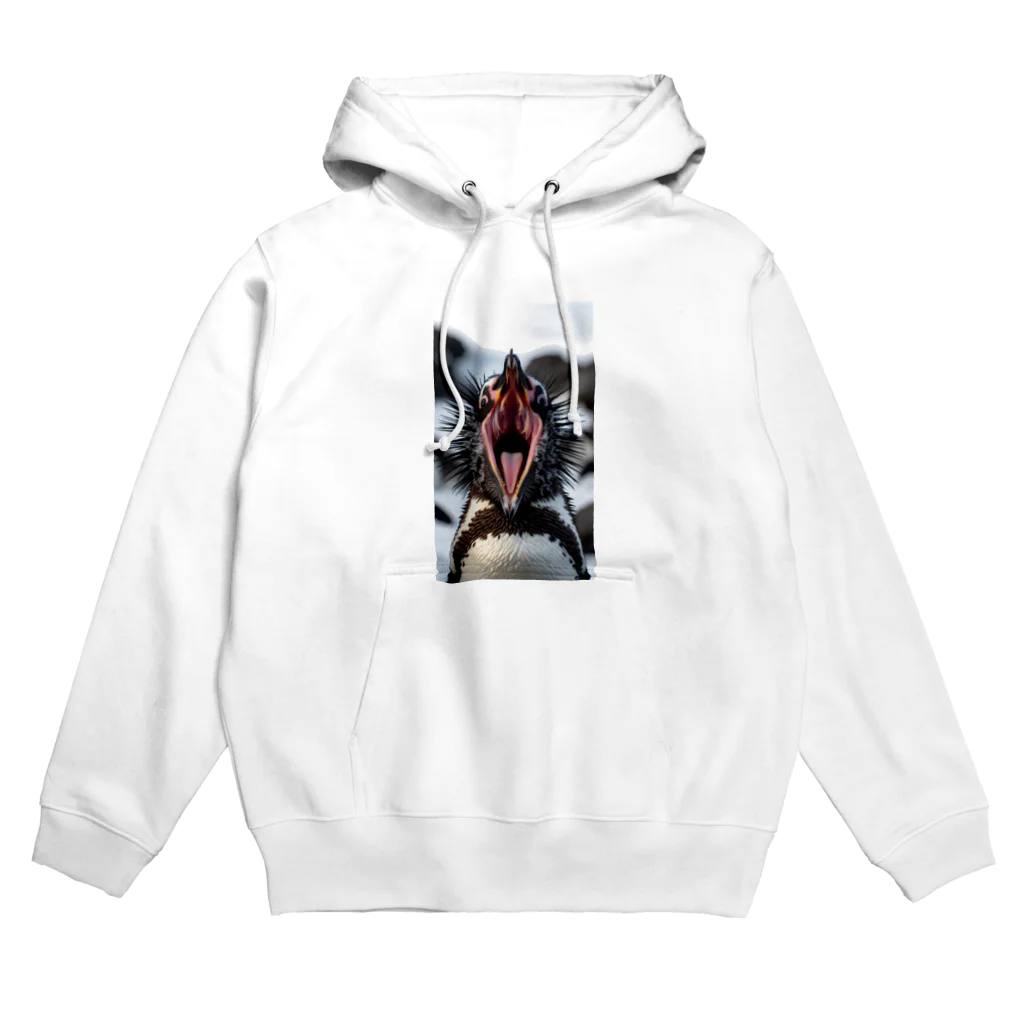 かんぱい工房のペンギンの口の中 Hoodie