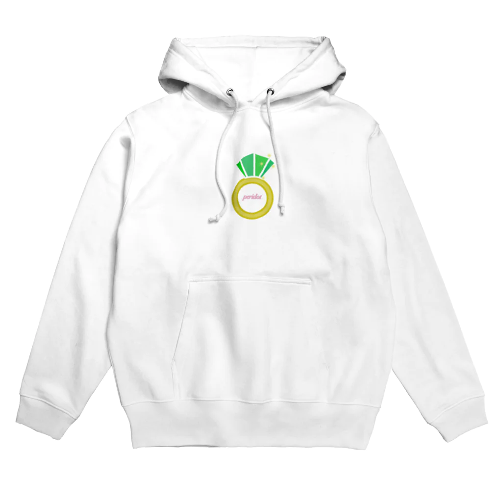 おしゃまち歩き【北海道】の誕生石シリーズ（8月・ペリドット） Hoodie