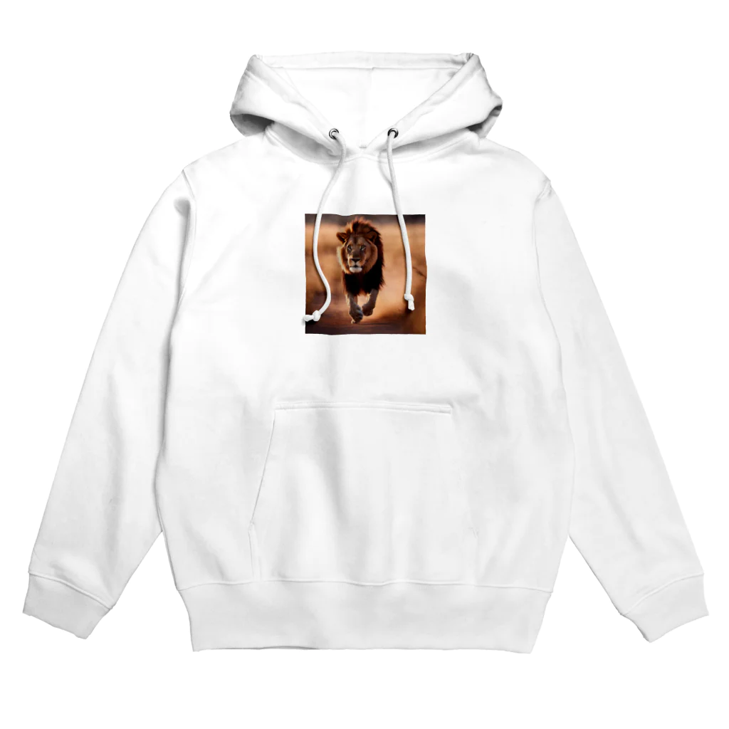 namuhatimanの走っているライオン Hoodie