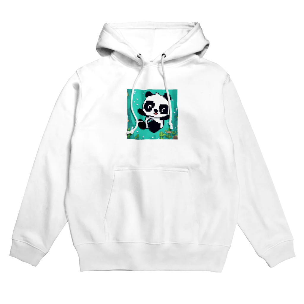 Smile Pop Artの水中パンダ Hoodie