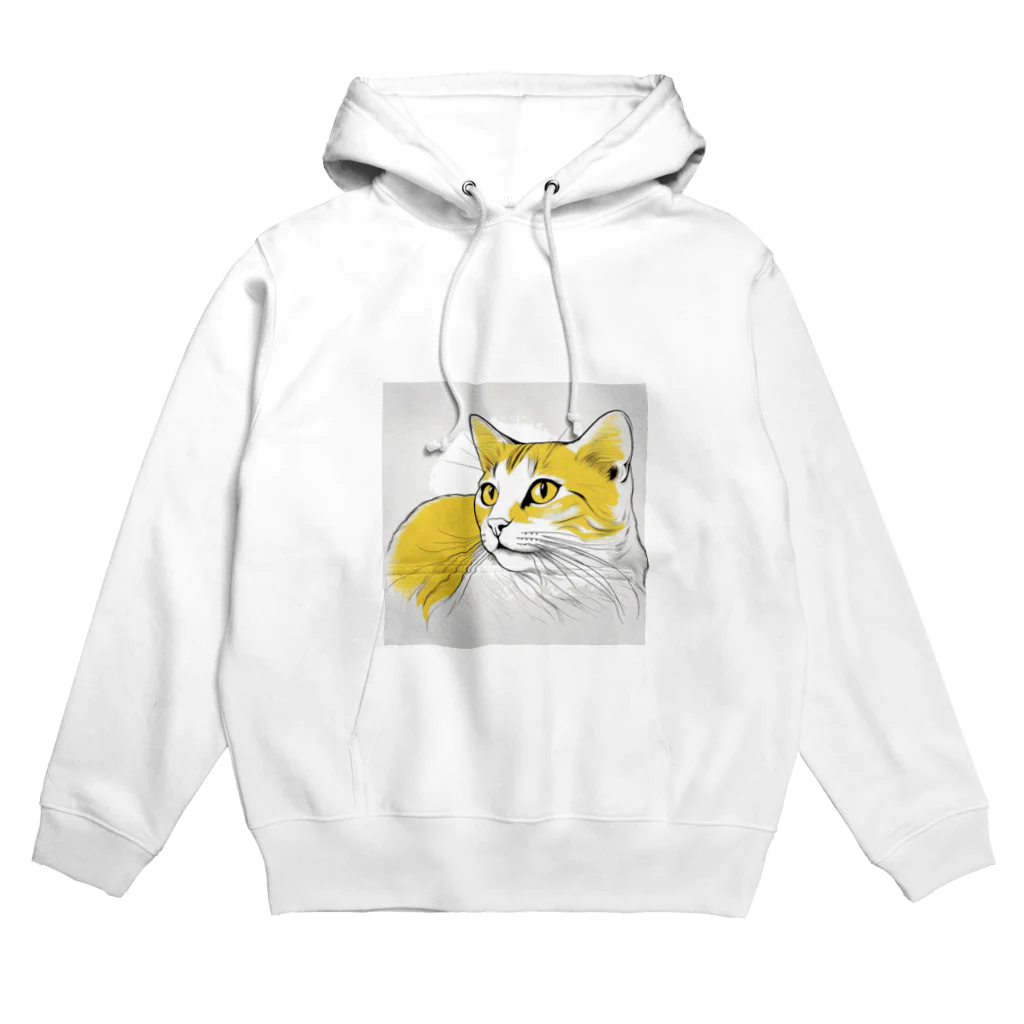 SerenDの猫スケッチ　たまにゃん Hoodie