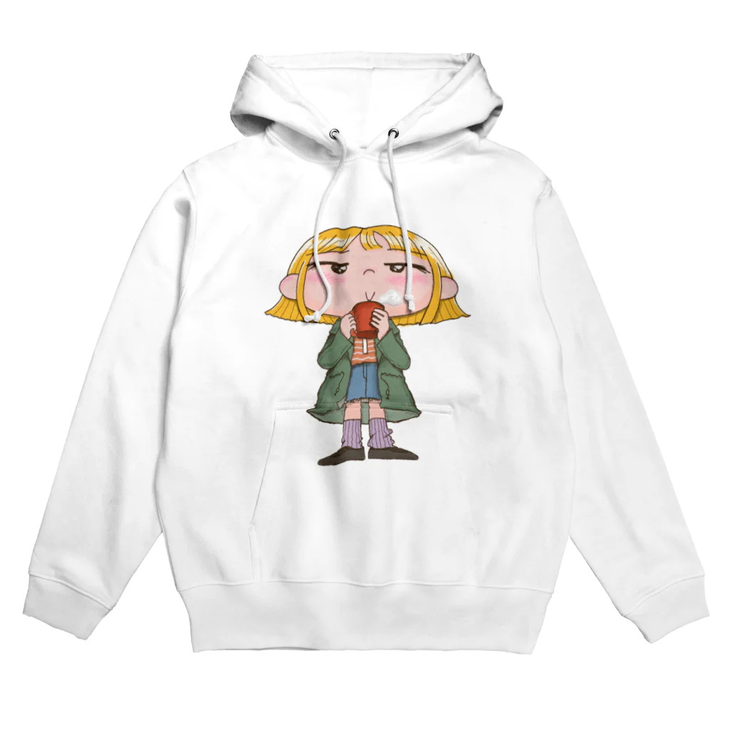 ツノダチサトの空を見上げる 〜ふわふわ〜 Hoodie