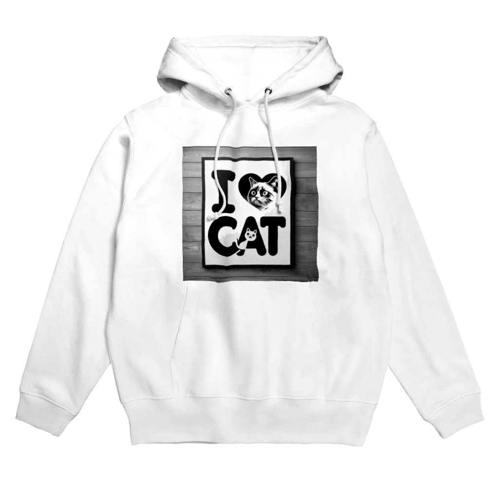 ktlineのI lOVE CAT! Hoodie