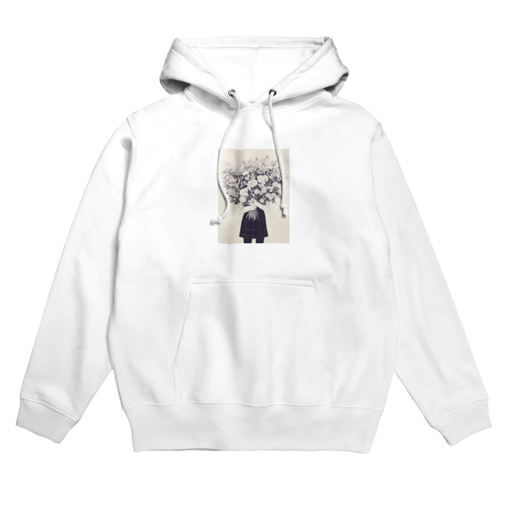 AQUAMETAVERSEの墨絵の様な花束と少女　ラフルール　1859 Hoodie