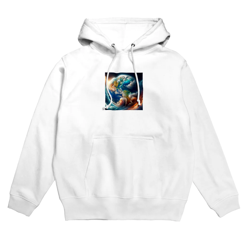 podotataのマグニフィセント地球 Hoodie