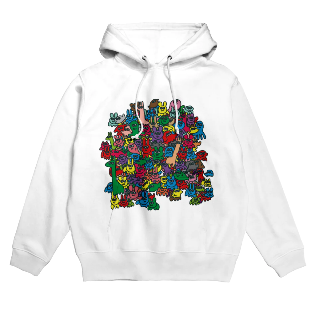 食べ過ぎのトロピカルフレンズ Hoodie