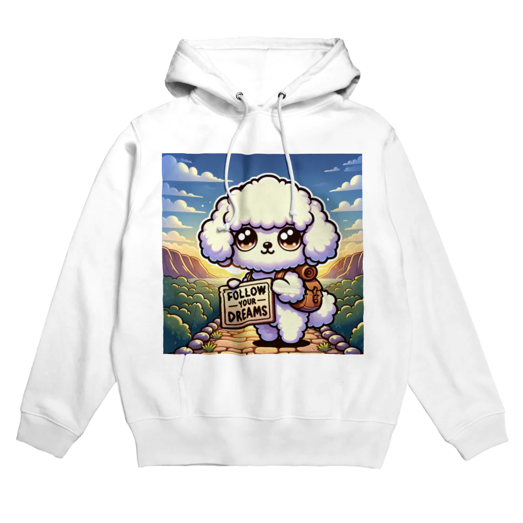 keikei5の華やかで愛らしいトイプードル Hoodie