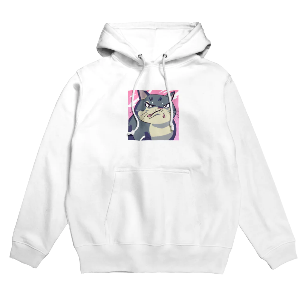 burebiの怒る猫 Hoodie