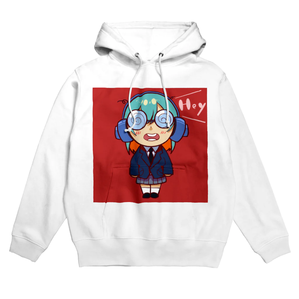 びびのよく見ると目が回りそうな女の子 Hoodie