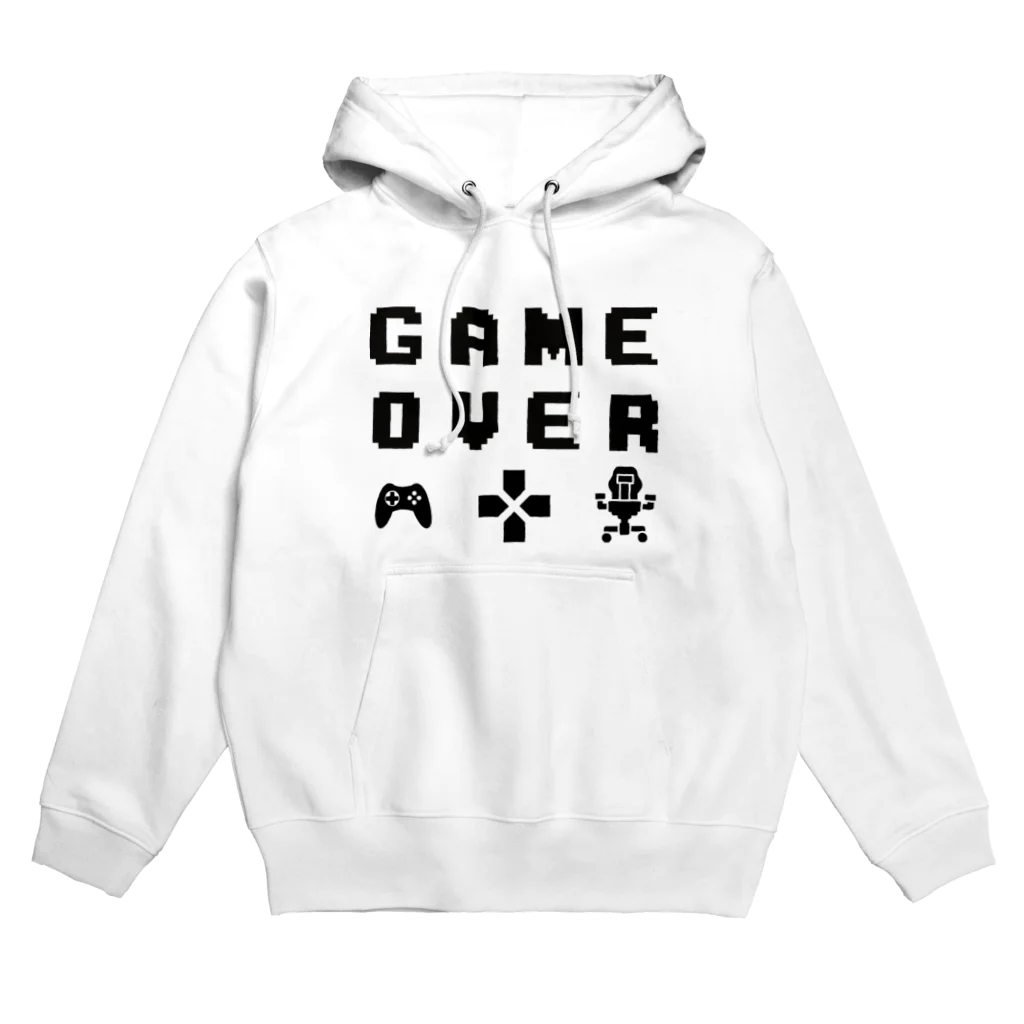 designerk　ＧＰのゲームオーバー　game over　GAME OVER パーカー