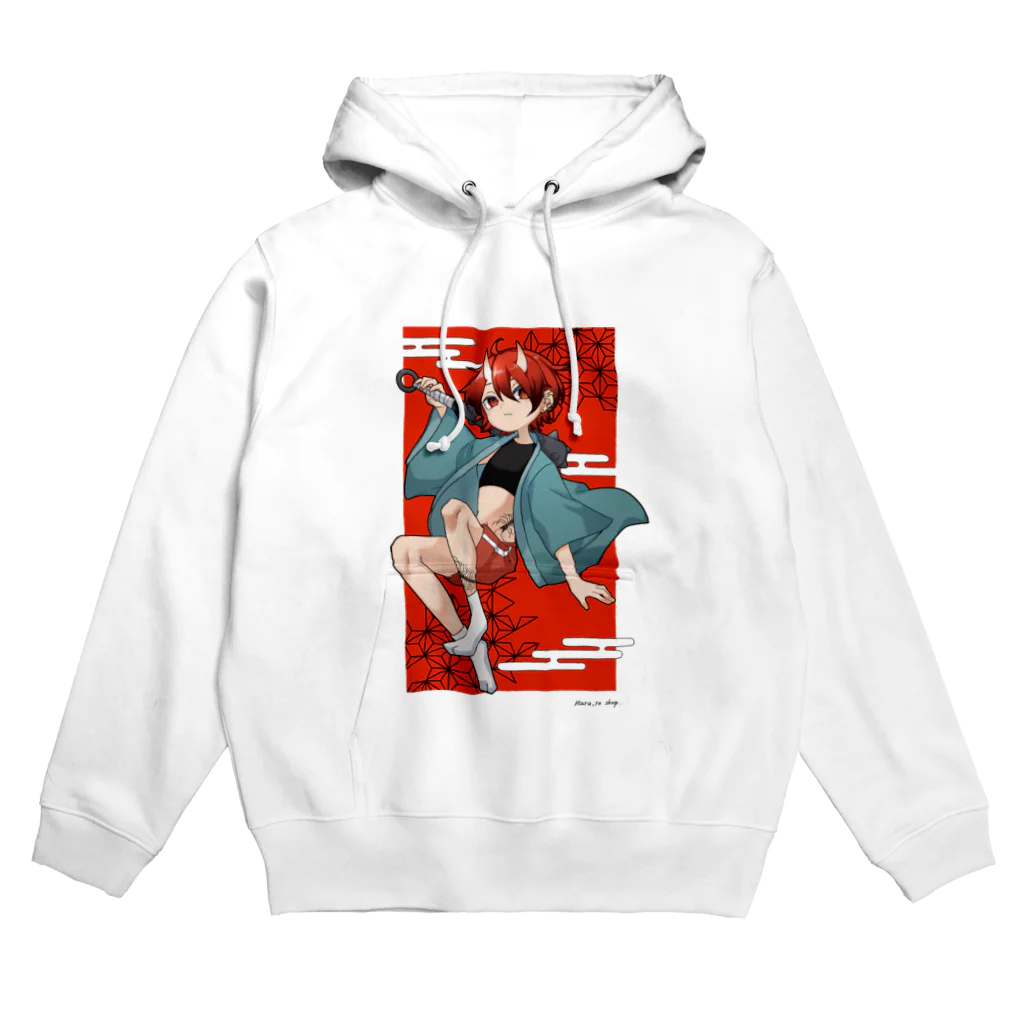 Haru_ru shopの鬼っ子くん Hoodie