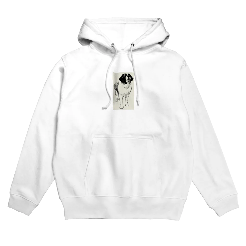 パグとミニブタの母のセントバーナード Hoodie