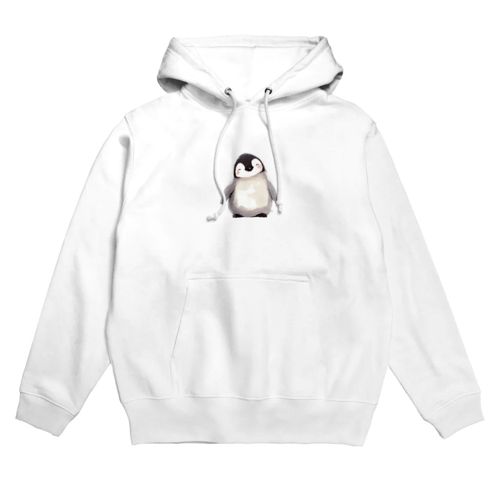 Cute Animalsのふわふわペンギン Hoodie