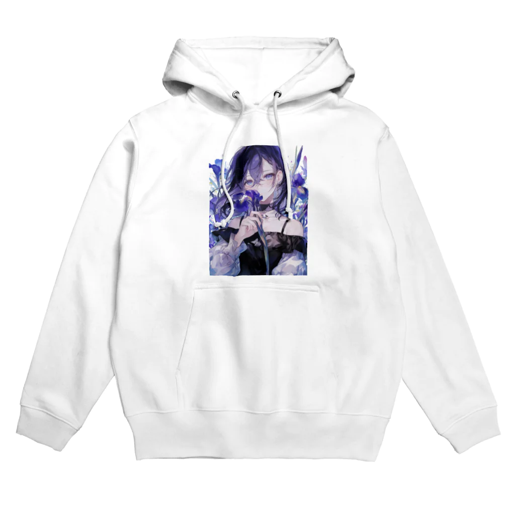 AQUAMETAVERSEの花菖蒲の優美な香り　BLUE PLUM  691 Hoodie