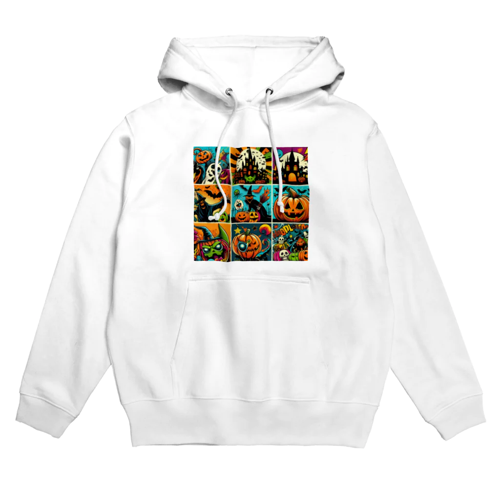 momonekokoのポップなハロウィン Hoodie