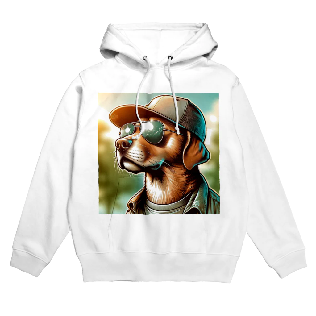 キャップ犬専門店のキャップ犬7 Hoodie