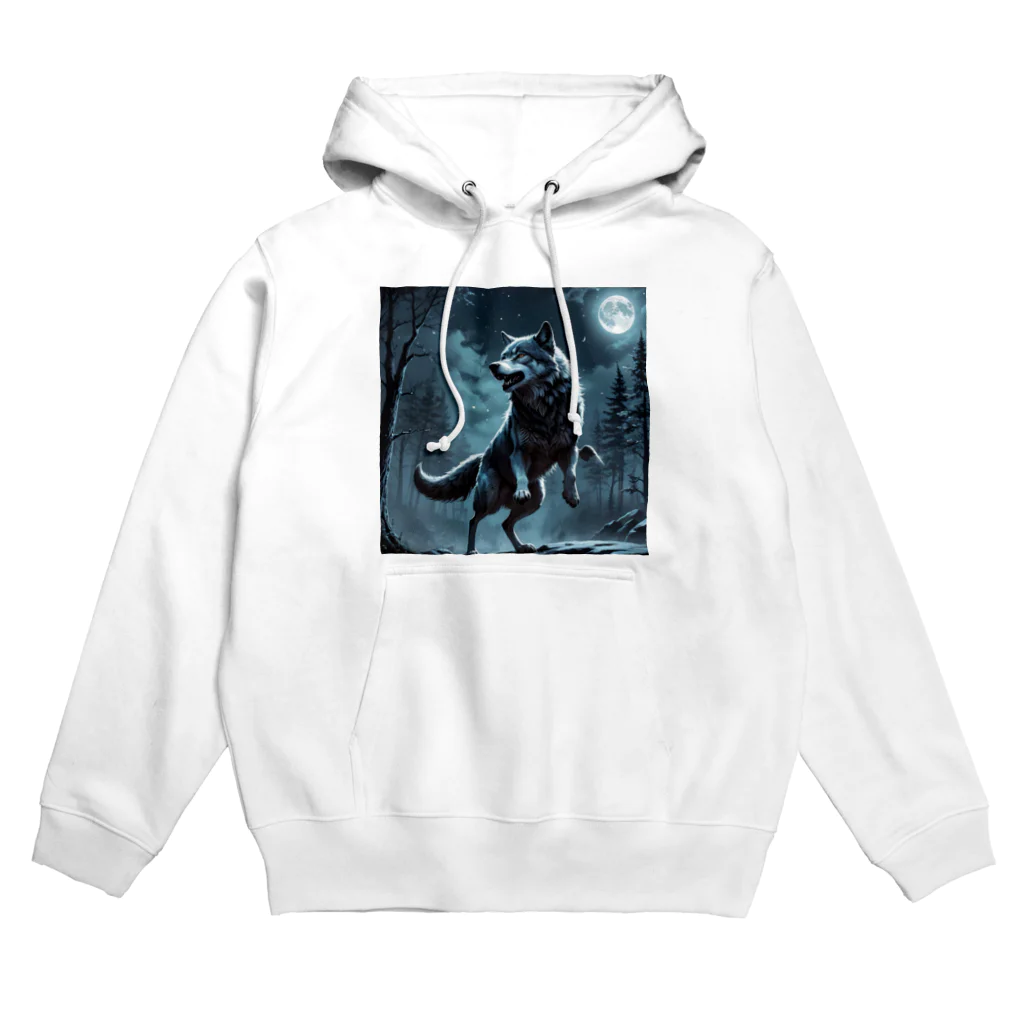 HUNTING DOGSのMoon Wolf Hoodie