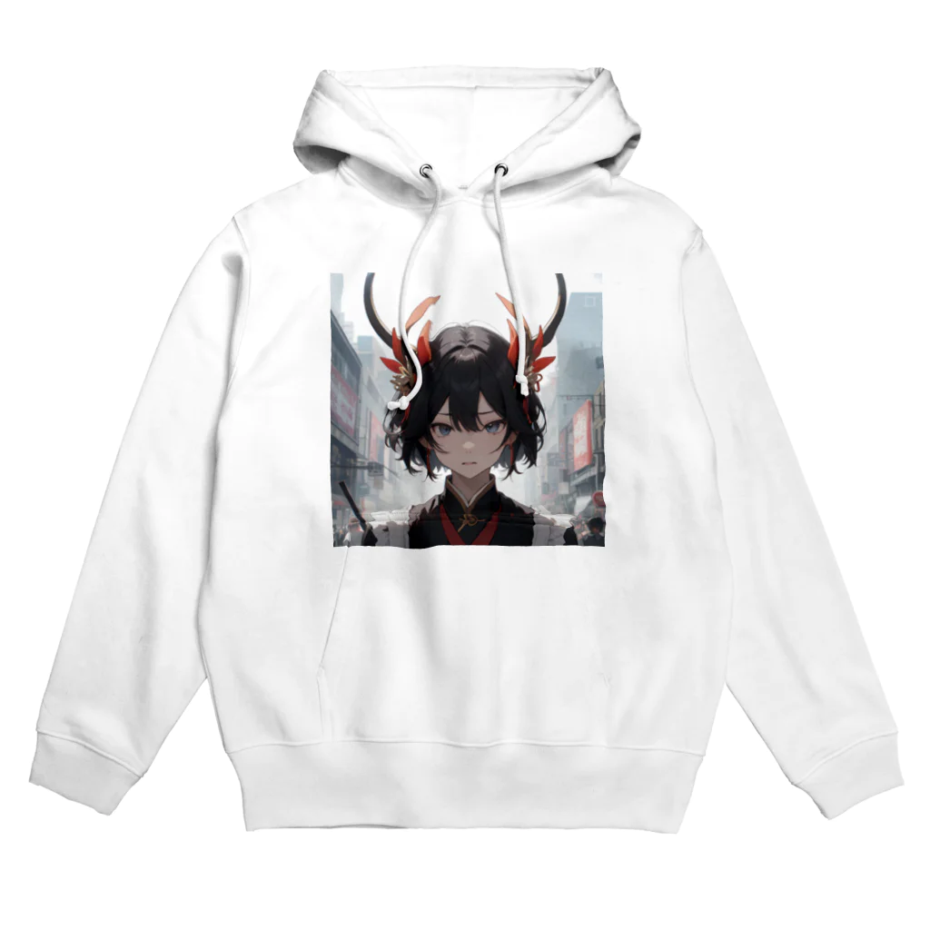 sion1010のオリジナル美少女 Hoodie